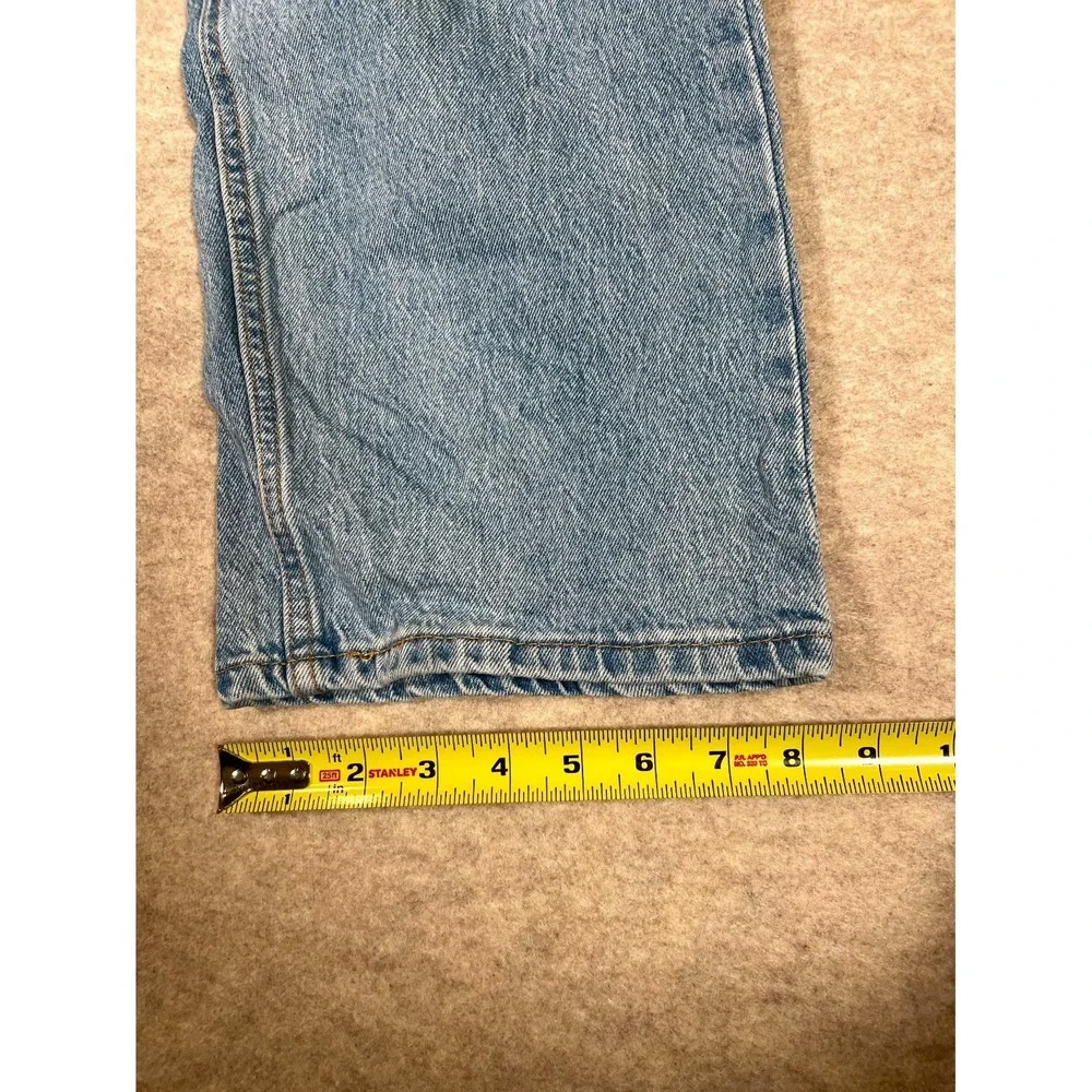 Levi's 505 Regular Jeans Mens‎ 40x30 Blue Denim Cotton Straight Leg Casual Wear